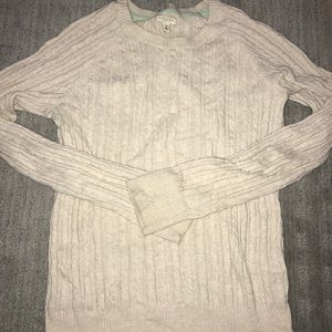 Thin layering knit sweater